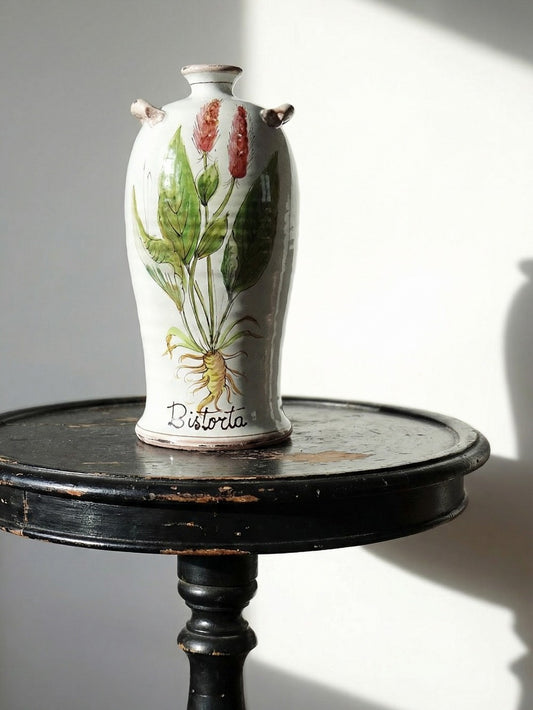 Vintage Vase Bistorta handbemalt für AM D Frankreich