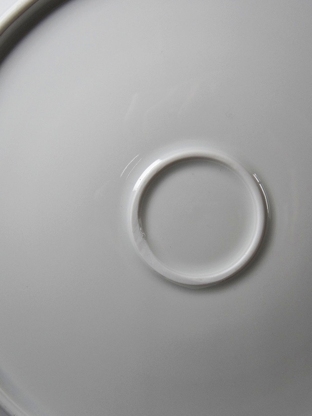 Vintage Servierplatte Limoges Porzellan weiß