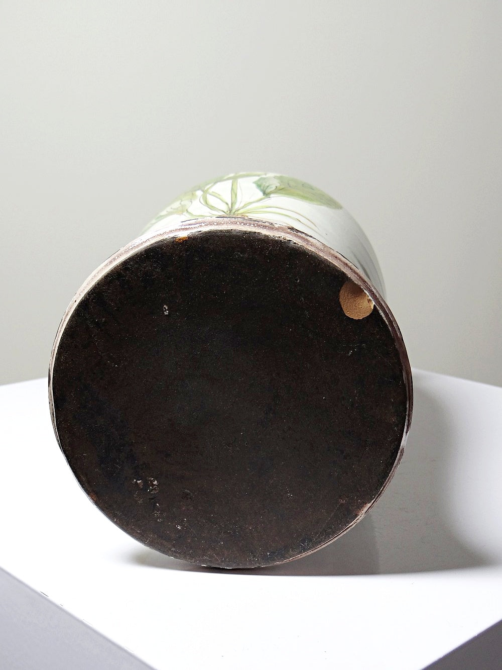 Vintage Vase Bistorta handbemalt für AM D Frankreich