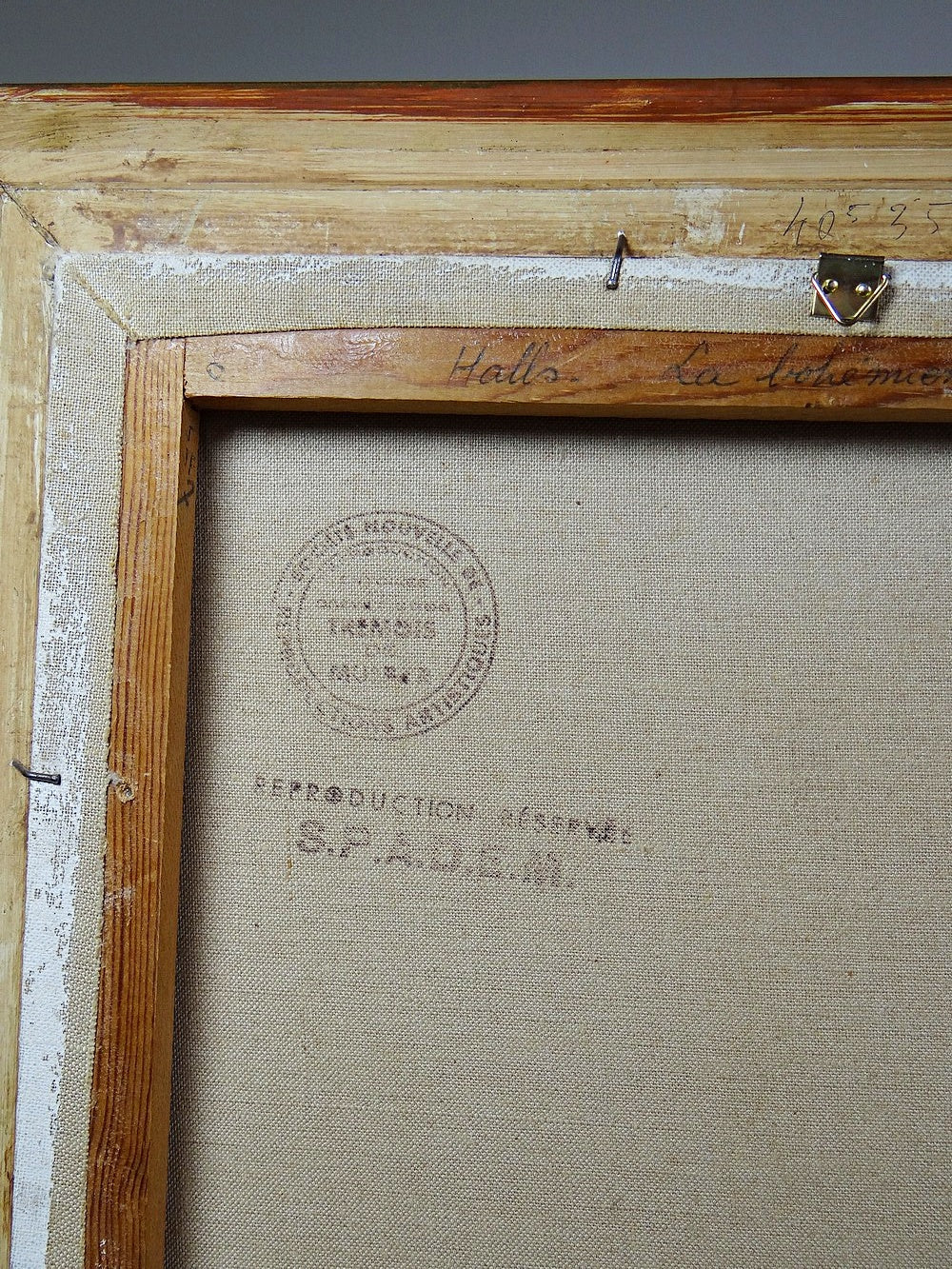 Vintage Porträt "La Bohémienne" von Hals für S.P.A.D.E.M.
