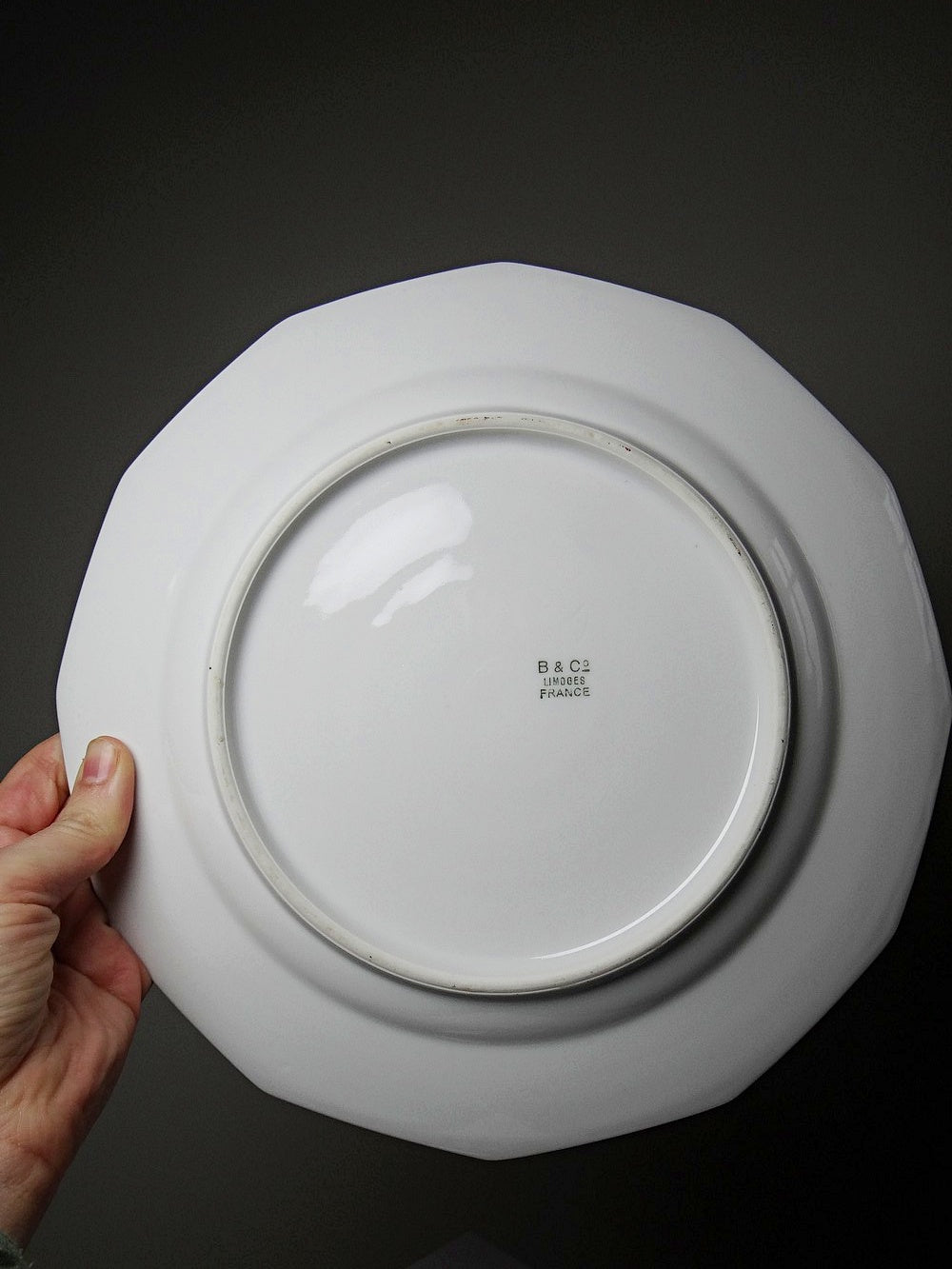 Vintage Teller Set von 4 von Bernardaud für Bernardaud Limoges floral