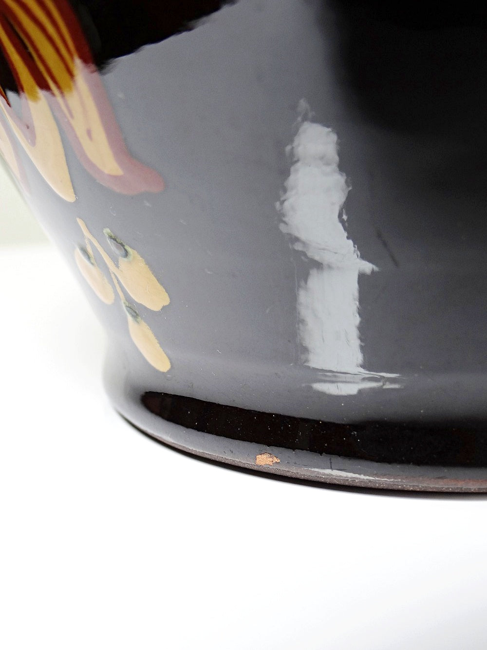 Vintage Vase MHV Hungarn handglasiert