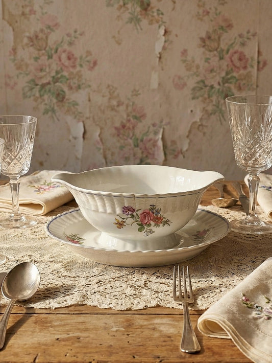 Vintage Sauciere Bernardaud für Bernardaud multicolor