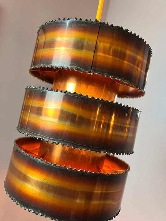 Vintage Hängelampe von Svend Aage Holm Sørensen für Holm-Sørensen und Co, Kupfer