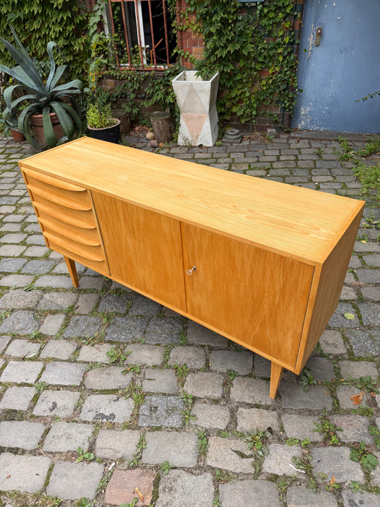 Vintage Sideboard Typ 602/K Esche von Franz Ehrlich für Hellerau