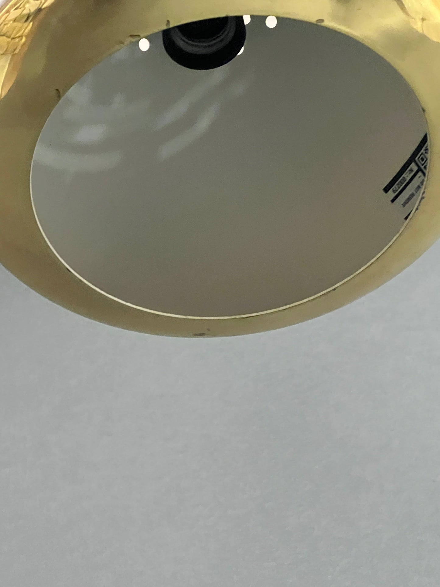 Vintage pendant light Falkenberg Scandinavian 1950s