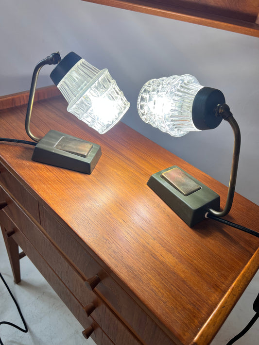Vintage Tischlampe 50er Set von 2