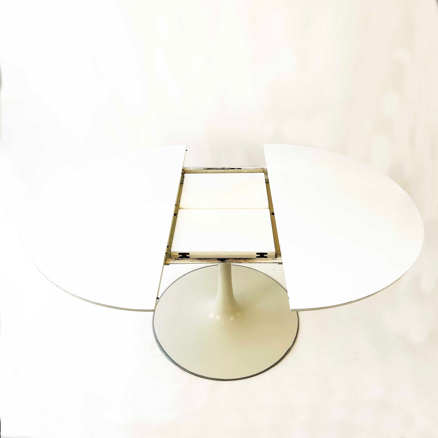 Vintage Esstisch Space Age von Maurice Burke für Arkana, ausziehbar