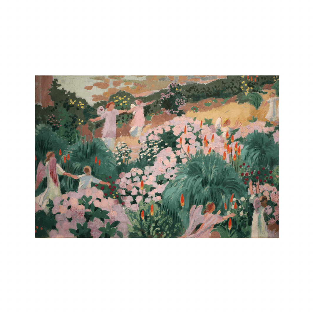 Livre vintage Les jardins vus par les peintres de Dominique Spiess pour les éditions Vilo