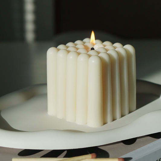 Handmade Design Candle Square Shape by Inuti