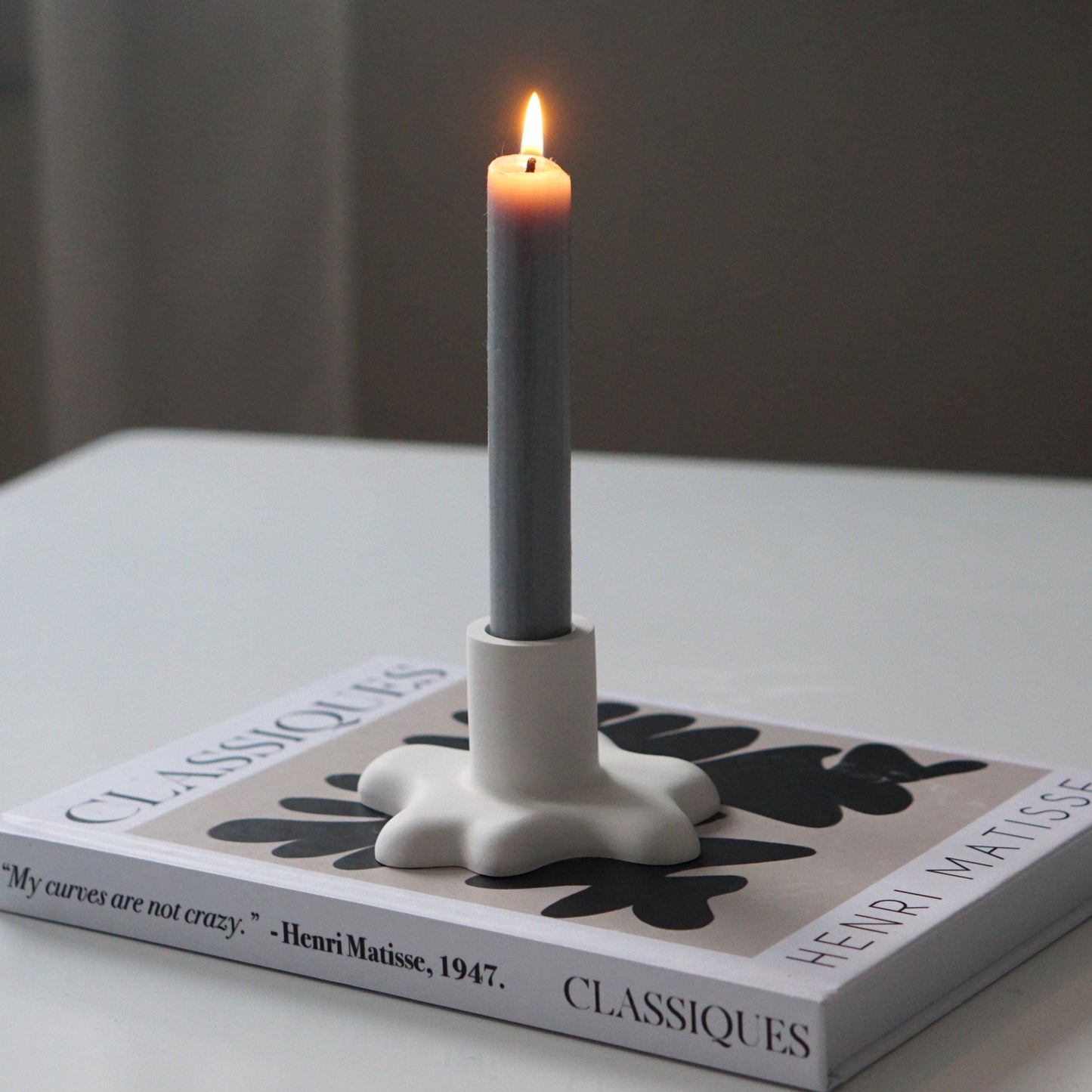 Bougeoir vintage Klecks fait main par Inuti