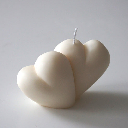 Neu Handgefertigte Design-Kerze Herz 8cm