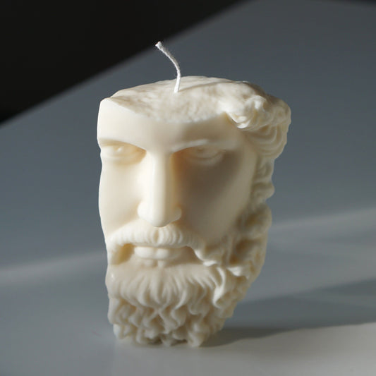 Handgefertigte Design-Kerze Zeus von Inuti