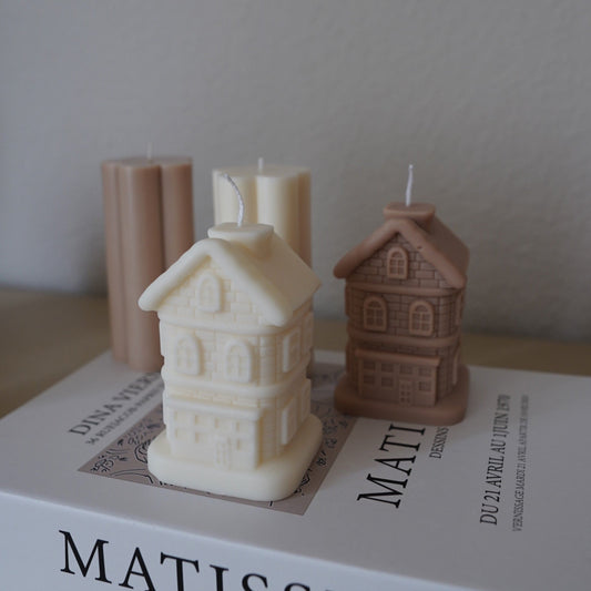 Handgefertigte Kerze Haus von InutiHaus