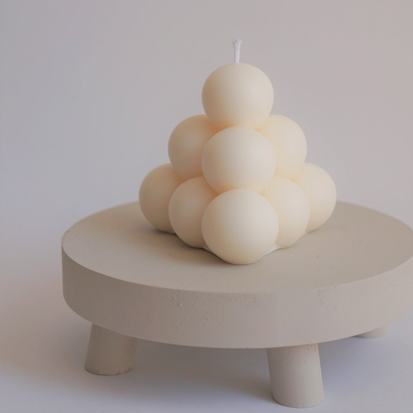 Vintage Handgemachte Kerze Pyramiden Bubble