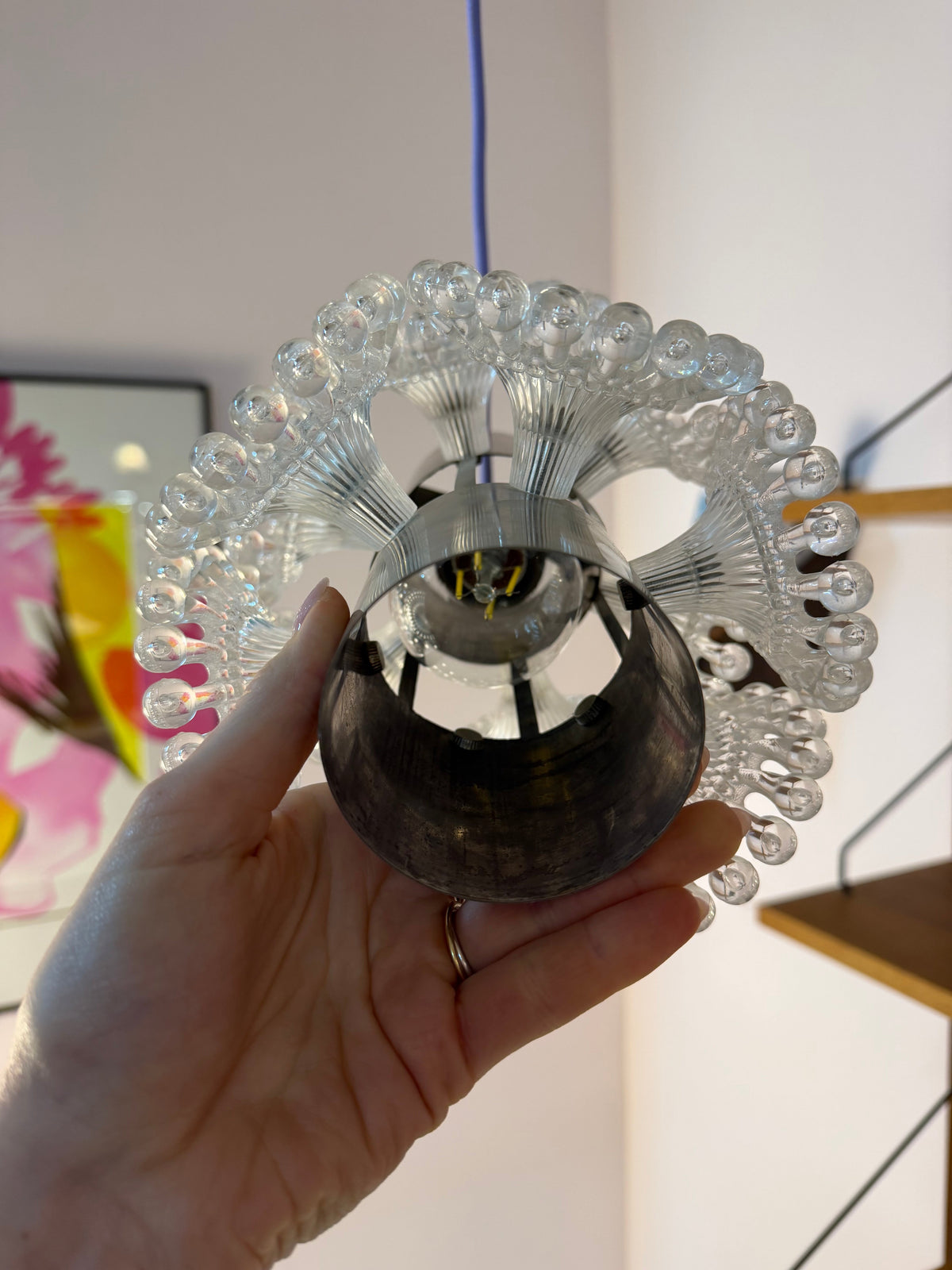 Vintage Hängelampe "Pusteblume" von Sölken