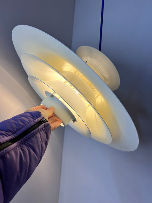 Lamellenlampe weiß von Jeka