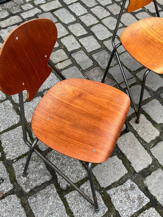 Vintage Bugholzstuhl Set von 2 von Steen Eiler Rasmussen und Kai Lyngfeldt Larsen für Danbork