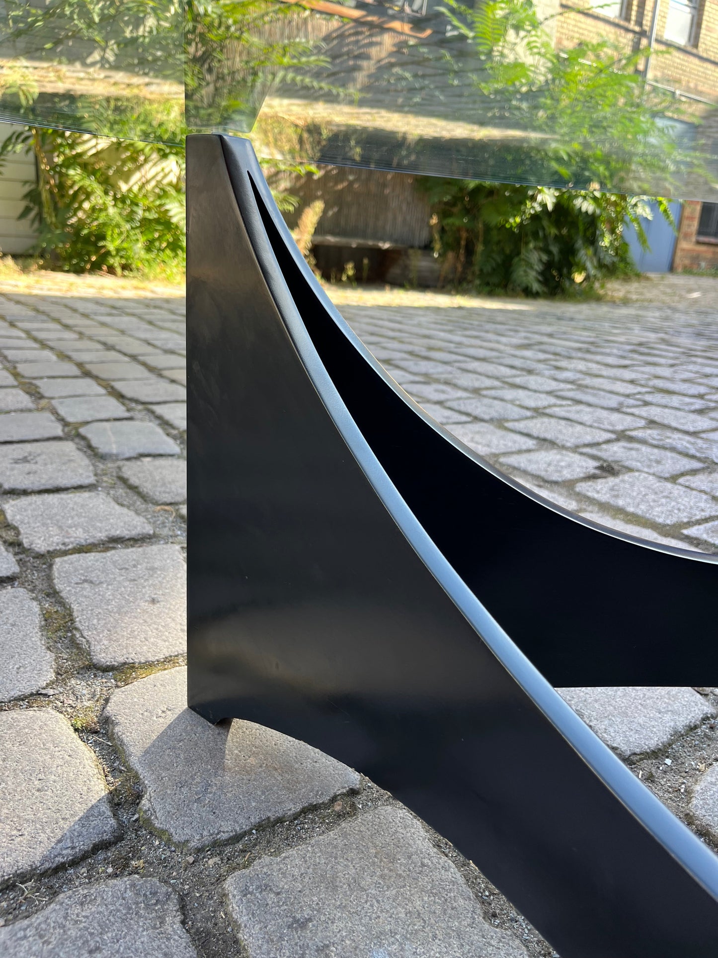 Couchtisch schwarz Glas