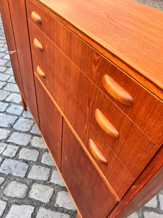 Vintage Highboard Teak aus Dänemark