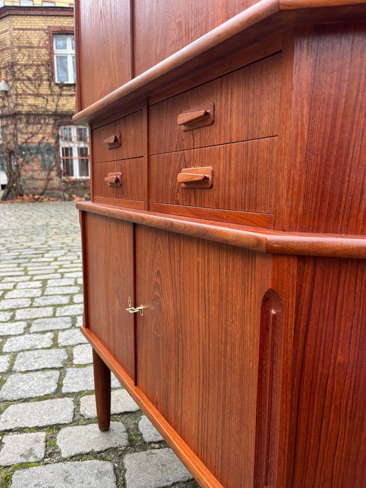 Vintage Eckschrank Teak von Aulum Møbelfabrik