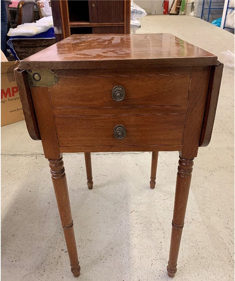 Table d'appoint pliante vintage