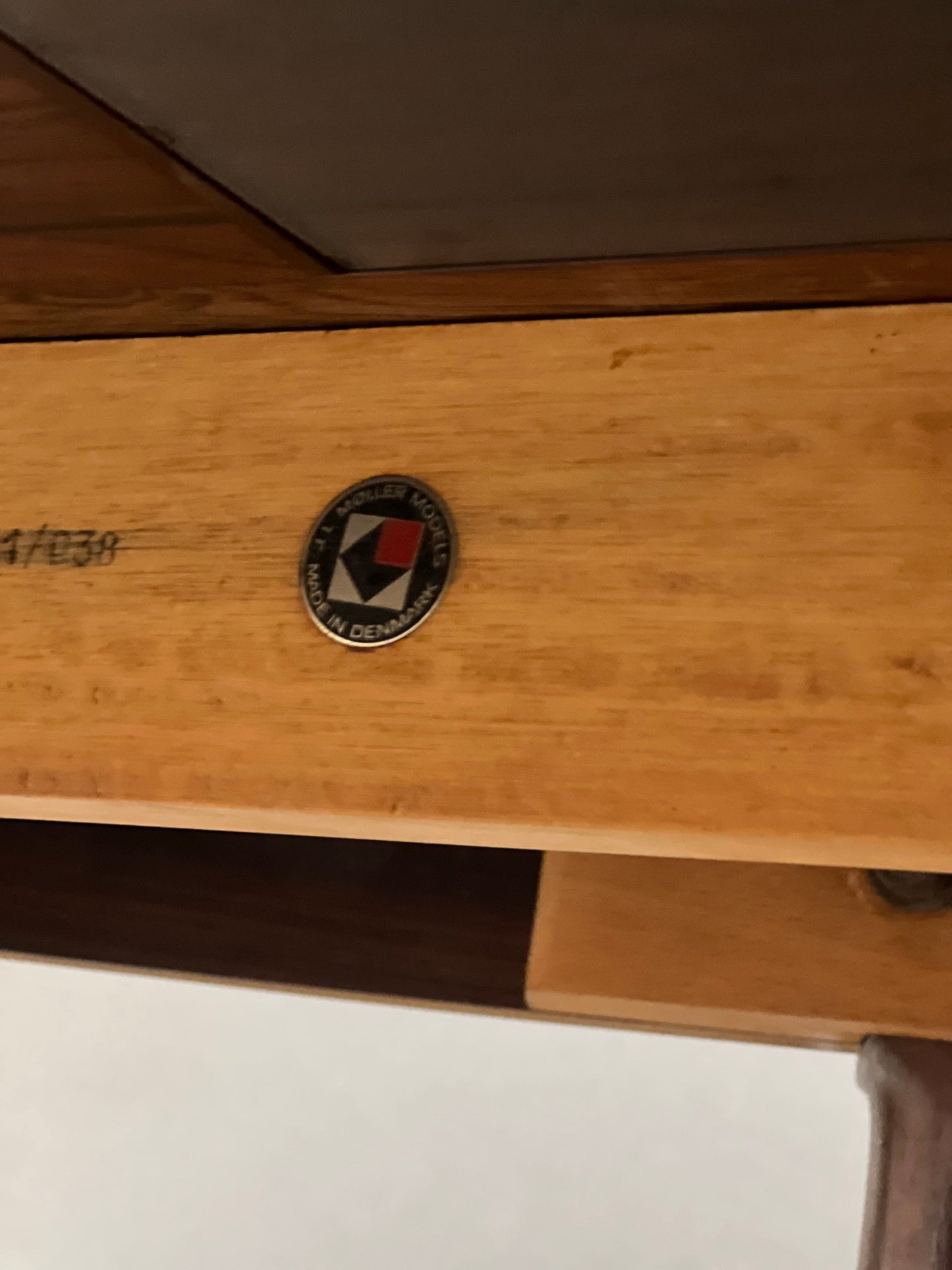 Table à manger vintage ronde/ovale par Niels O. Møller