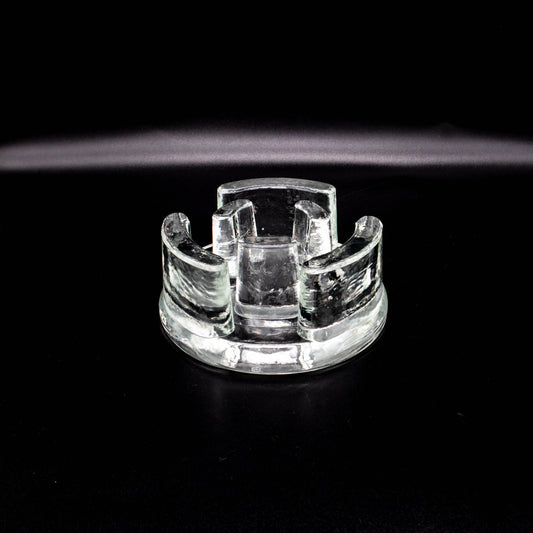 Vintage Teelichthalter aus Glas