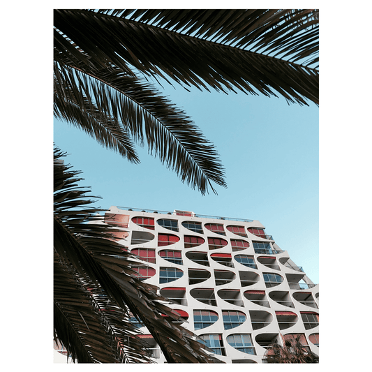 Vintage image La Grande Motte from Océane BURET Fujicolor Crystal Archive paper