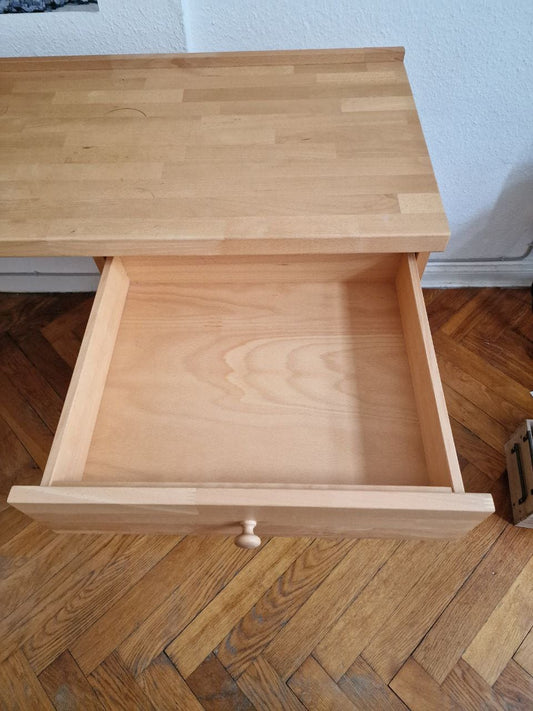 Vintage Schreibtisch Buche-Holz sehr gut braun