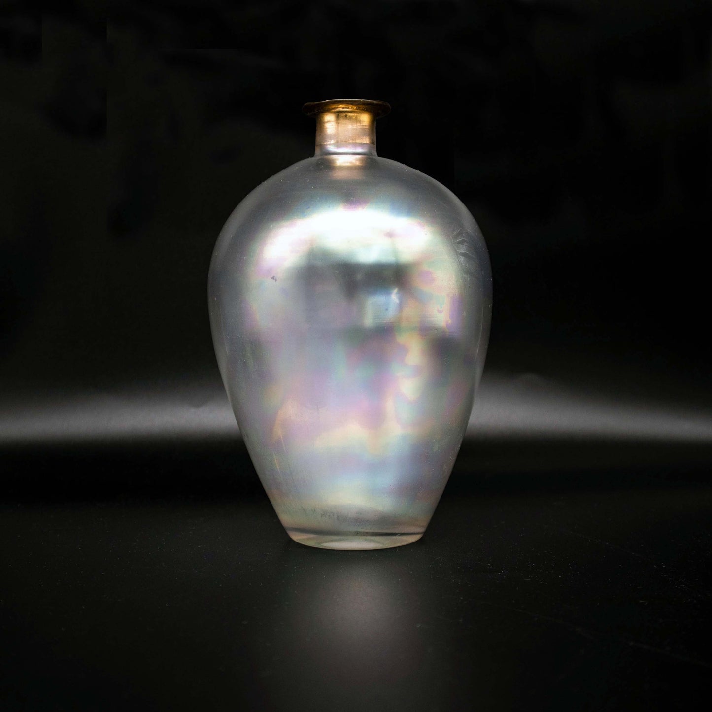 Vintage Vase irisierend im Venini Stil