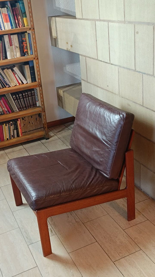 Fauteuil Lounge Vintage conçu par Illum Wikkelsø pour Niels Eilersen