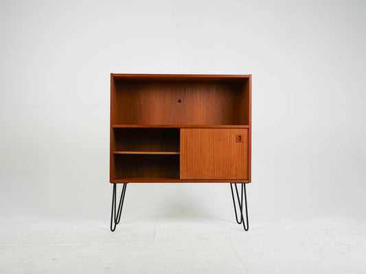 Vintage Teak Regal mit Schiebetüren, Dänemark