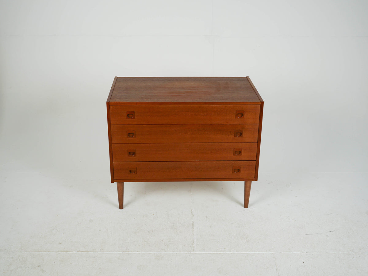 Vintage Kommode Teakholz Dänisch Mid-Century