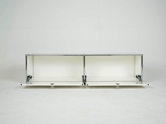 Vintage Sideboard USM Haller Reinweiß für USM Haller