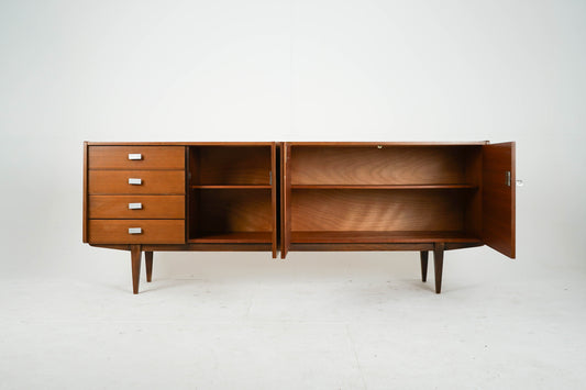 Vintage Sideboard Vinyl-Schrank mit Schublade und Schranktür