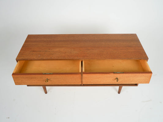 Vintage Kommode Sideboard Dänisch Teakholz, 6 Schubladen