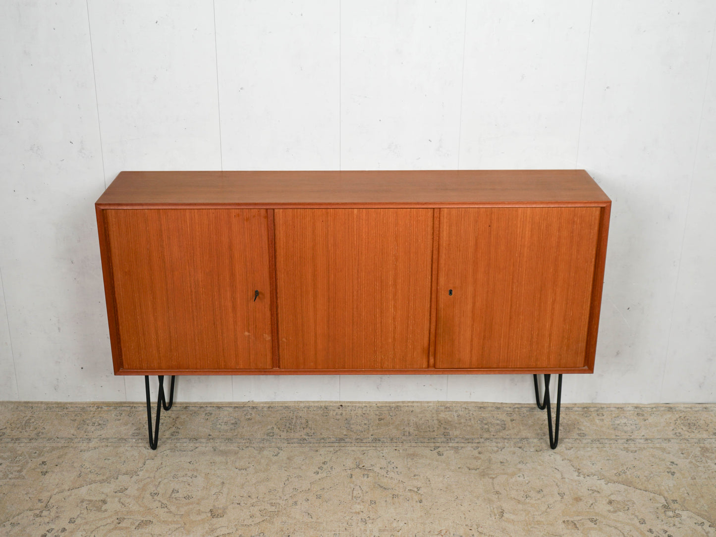 Vintage Anrichte Teakholzfarben 60er Mid Century