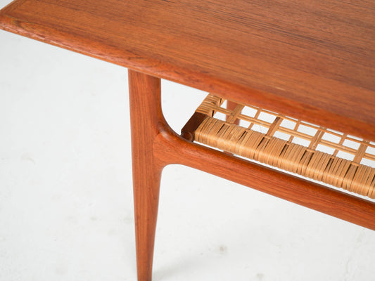 Vintage Couchtisch von Trioh Møbler für Trioh Møbler Teakholz warmes Braun