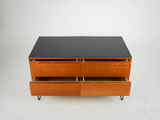 Vintage Kommode Sideboard Ahornholz Hairpin-Beine Dänemark