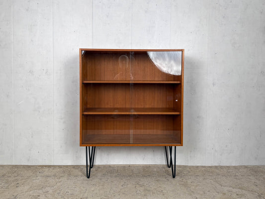 Vintage Teak Display Cabinet 60s Mid Century Retro Danish