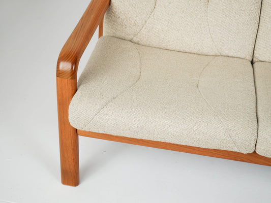 Vintage Sofa Dänisch Beige