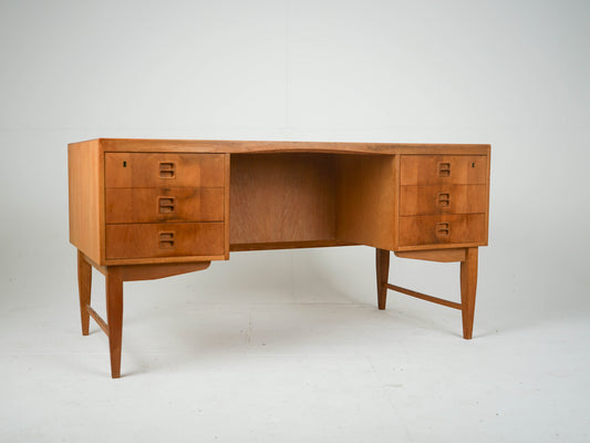 Vintage Schreibtisch Eiche