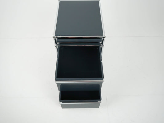 USM Haller Rollcontainer Anthrazit RAL 7016