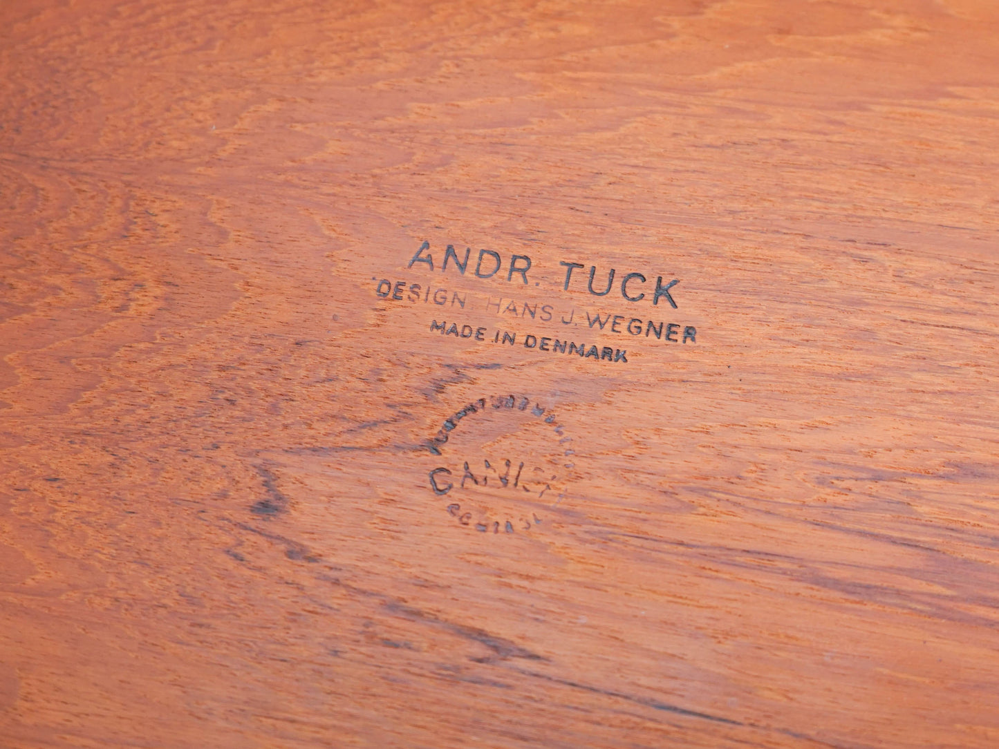 Vintage Beistelltisch Teak von Hans J. Wegner für Andreas Tuck