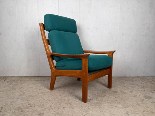 Vintage Teak Hochlehner Stuhl 60er Mid Century Retro