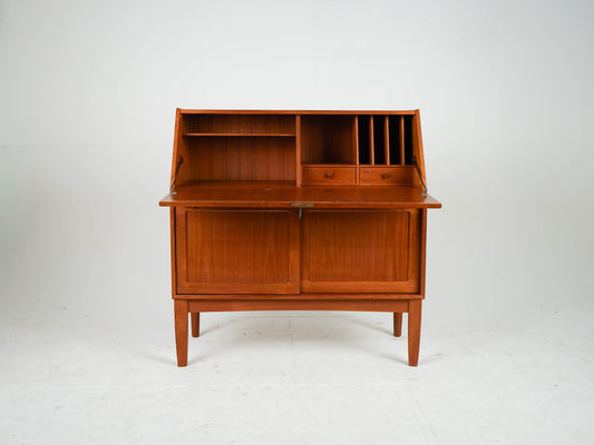 Vintage Teak Sekretär von H. W. Klein für Bramin