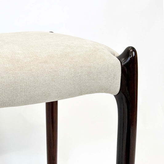 Vintage Hocker Palisander von Niels Otto Møller