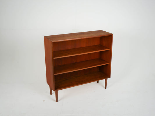 Bibliothèque vintage en teck des années 60, style rétro danois du milieu du siècle