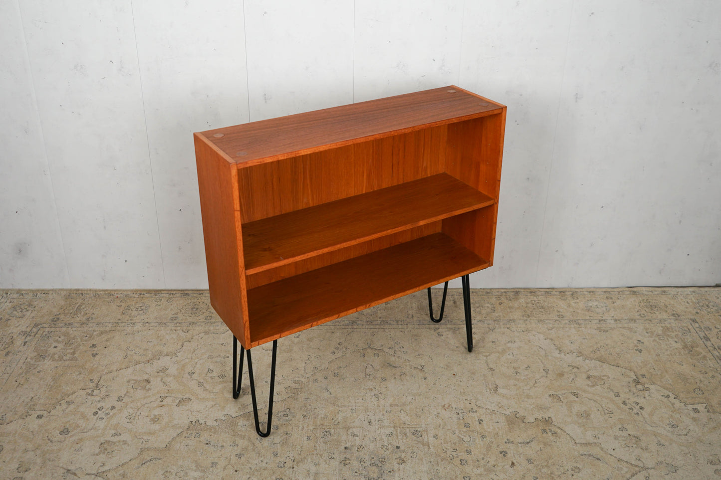 Vintage Bücherregal Teak dänisch 60er Mid Century Retro Vintagebraun